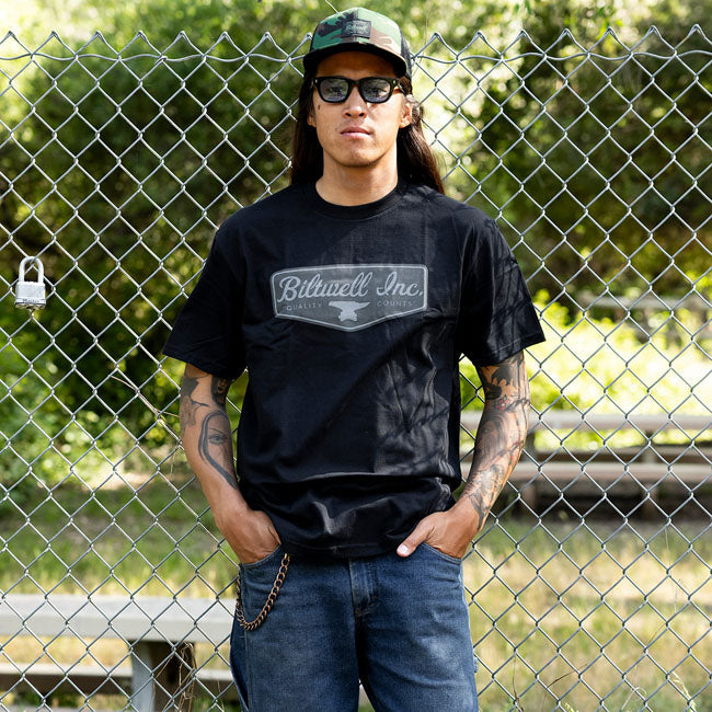 Biltwell Grey shield t-shirt
