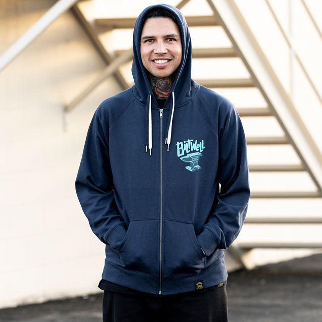 Biltwell Anvil zip hoodie