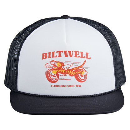 Biltwell Tiger trucker cap black/white