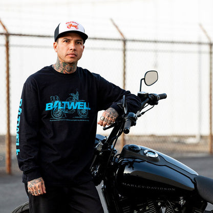 Biltwell Tiger trucker cap black/white