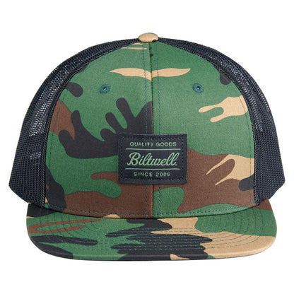Biltwell Woodland trucker cap camo