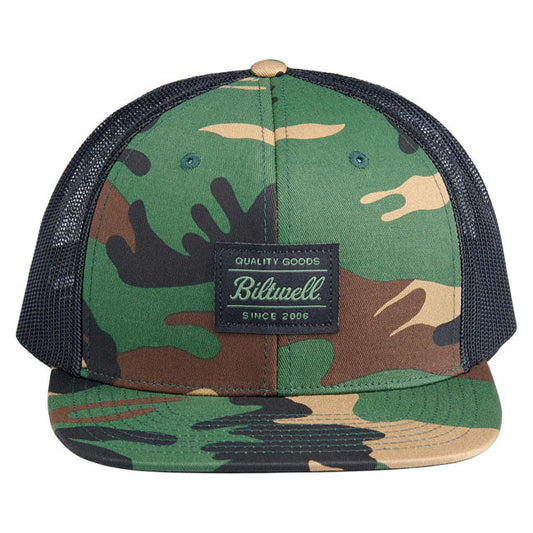 Biltwell Woodland trucker cap camo