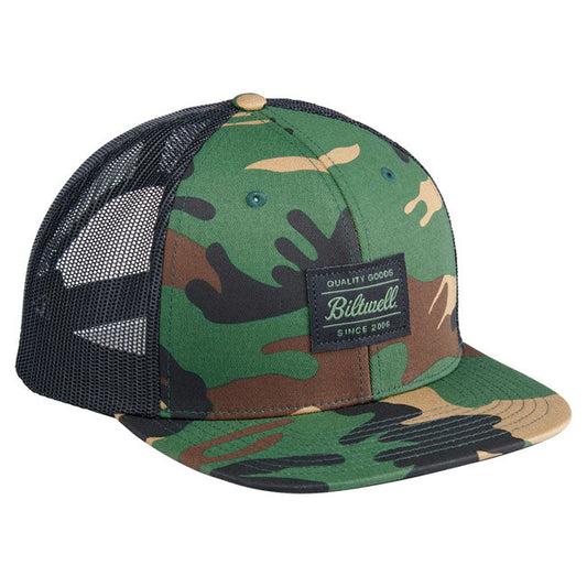Biltwell Woodland trucker cap camo