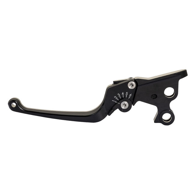 Rick''s Motorcycles, Classic brake & clutch lever set. Black