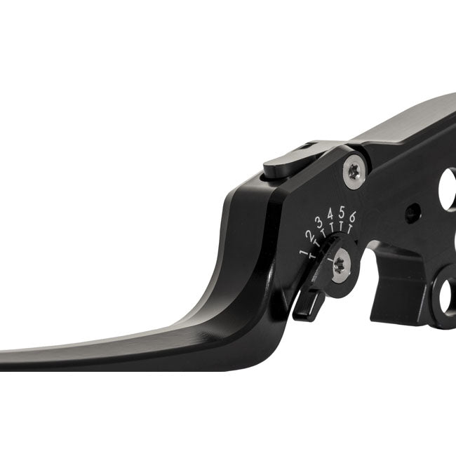 Rick''s Motorcycles, Classic brake & clutch lever set. Black