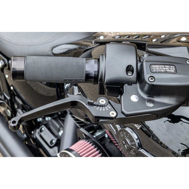Rick''s Motorcycles, Classic brake & clutch lever set. Black