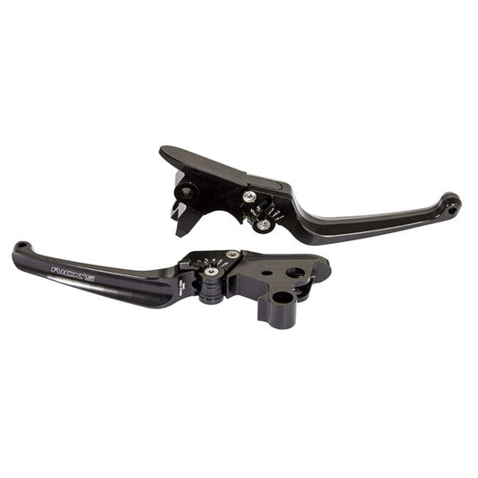Rick''s Motorcycles, Classic brake & clutch lever set. Black