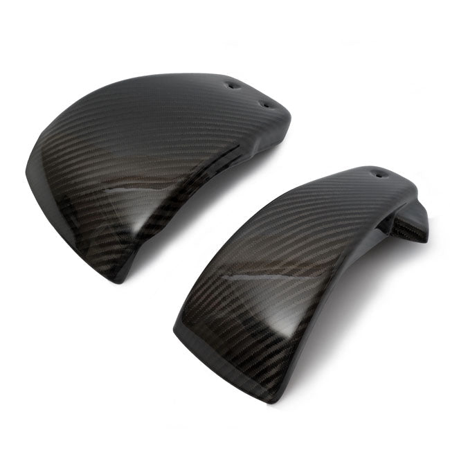 Tommy & Sons, Stock style carbon side cover set. Woven