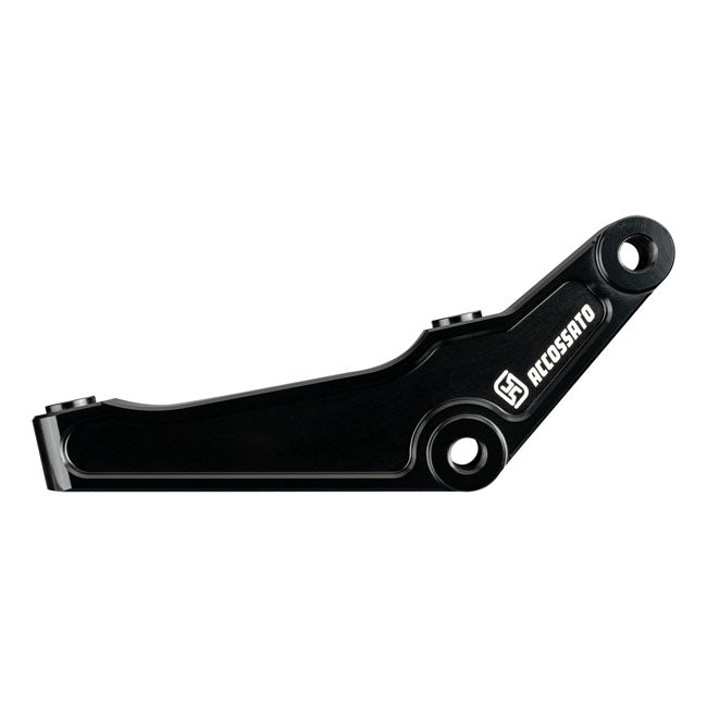 Accossato, brake caliper bracket set. 108mm L/R front. Black