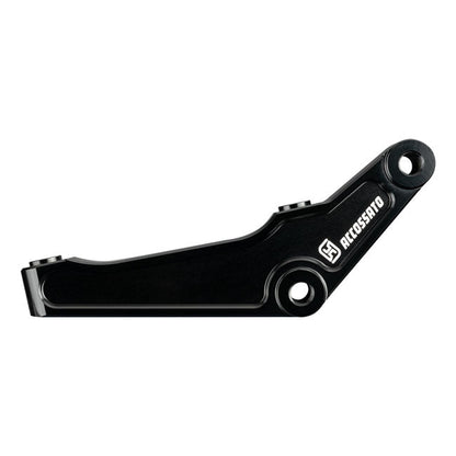 Accossato, brake caliper bracket set. 108mm L/R front. Black