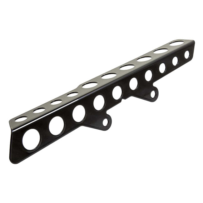 Rick''s Motorcycles, belt guard Round holes. Gloss black