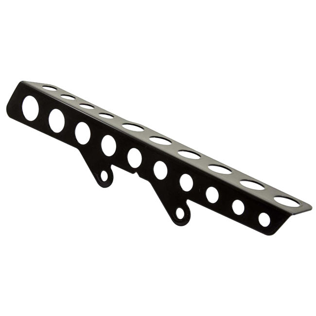 Rick''s Motorcycles, belt guard Round holes. Gloss black