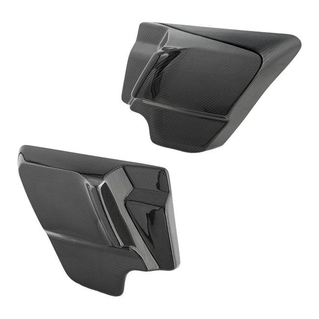 Arlen Ness, side covers. Carbon