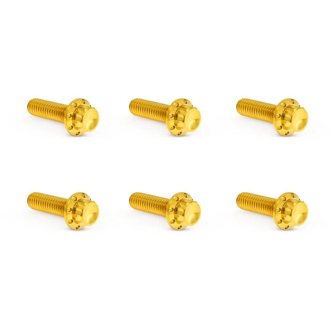 Arlen Ness, titanium 12-point transm top cover bolts