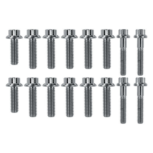 Arlen Ness, transm. side cover & trap door 12-point bolt kit