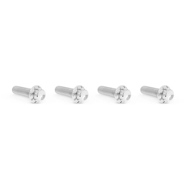 Arlen Ness, titanium 12-point transm top cover bolts Pol