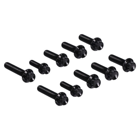 Arlen Ness, transm. side cover & trap door 12-point bolt kit