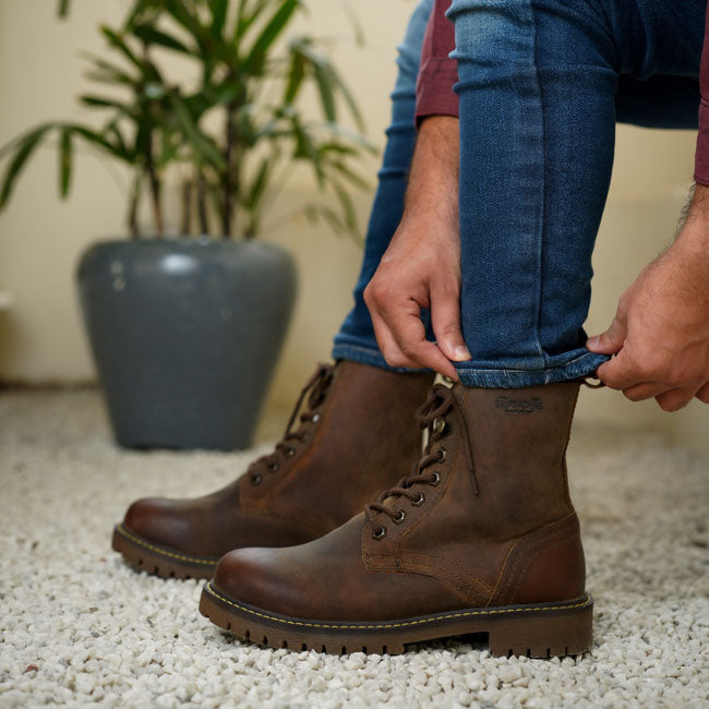 Trip Machine Derby boots