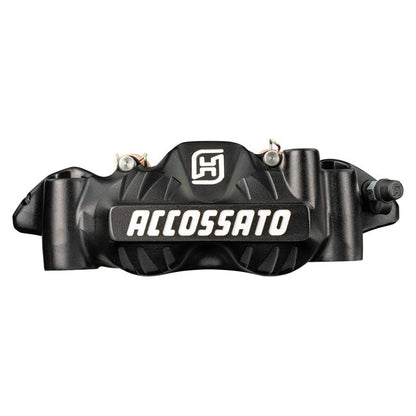 Accossato, 108mm monoblock radial brake caliper right. Black
