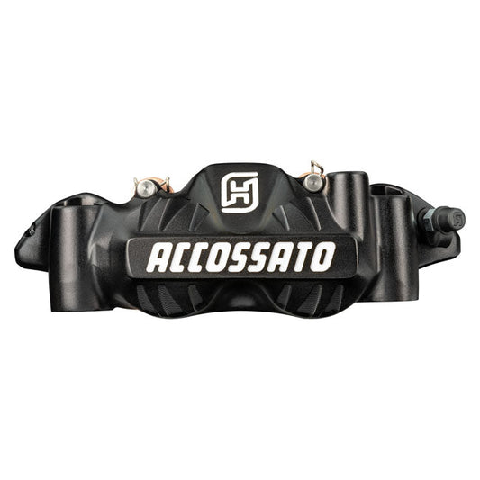 Accossato, 108mm monoblock radial brake caliper right. Black