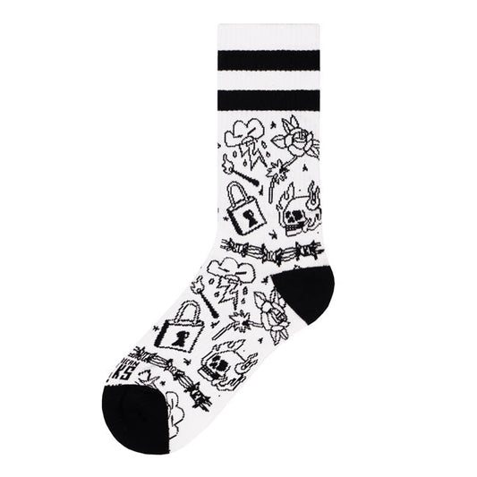 American Socks Burning Rage Mid High socks