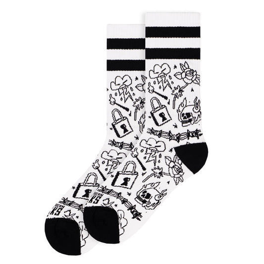 American Socks Burning Rage Mid High socks