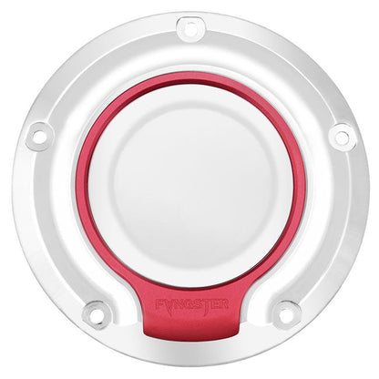Fangster, derby cover. Chrome Red