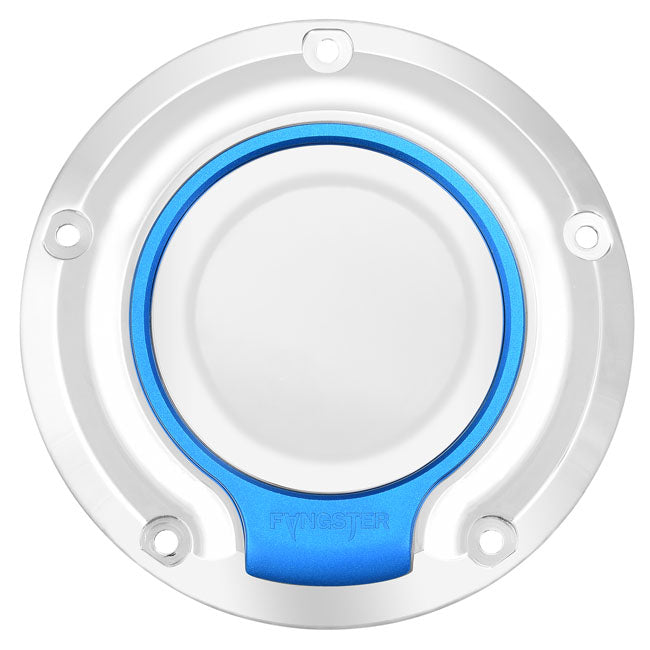 Fangster, derby cover. Chrome Blue