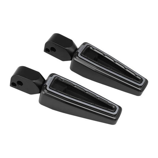 Fangster, passenger foot pegs. Black smoky