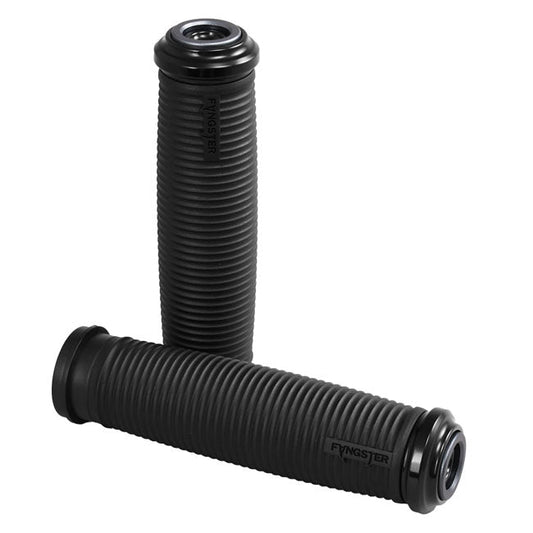 Fangster, handlebar grip set. Black smoky