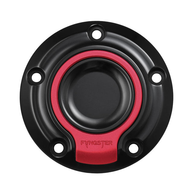 Fangster, Point cover. Black red