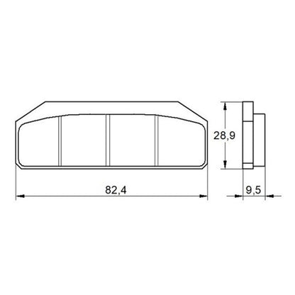 Accossato, Brake pad set