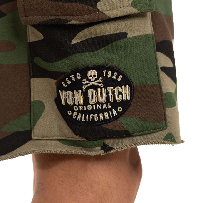 Von Dutch French terry cargo shorts