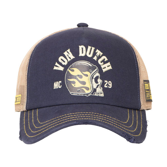 Von Dutch Trucker crew cap helmet skull