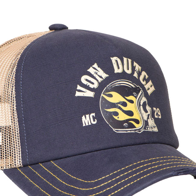 Von Dutch Trucker crew cap helmet skull