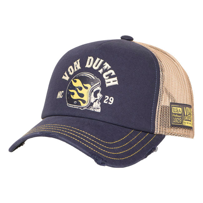 Von Dutch Trucker crew cap helmet skull