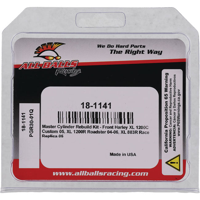 All Balls, master cylinder rebuild kit Front Dual disc