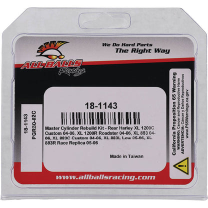 All Balls, master cylinder rebuild kit