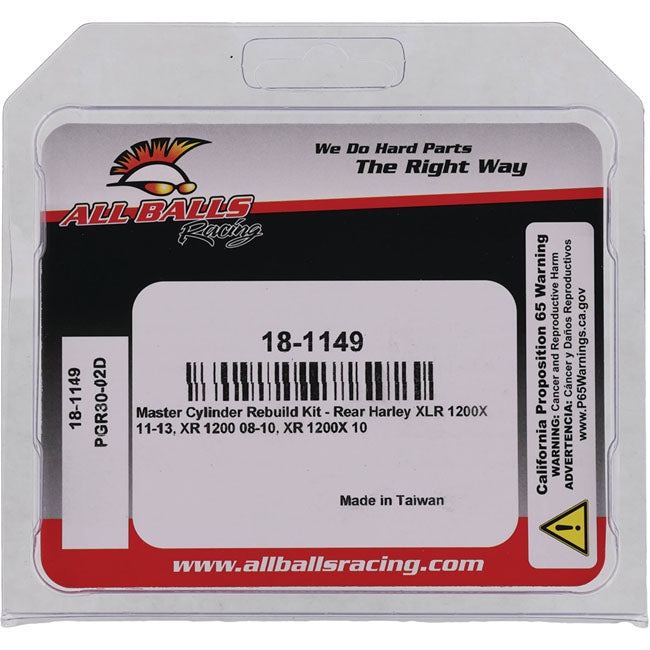 All Balls Master Cylinder Rebuild Kit Rear