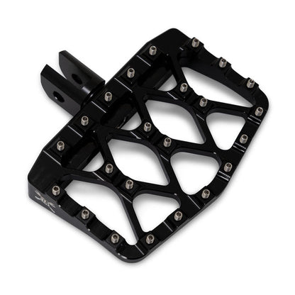 Burly, MX-Evolution mini rider floorboards. Black