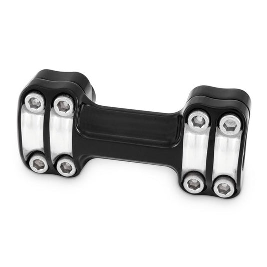 Burly, Reaper riser kit. 1.5" high. 8-bolt 1-piece. Black CM