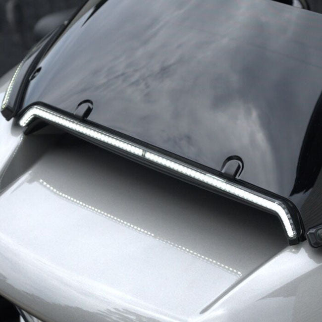 Custom Dynamics, Led center fairing vent. Black