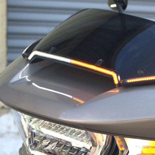 Custom Dynamics, Led center fairing vent. Black