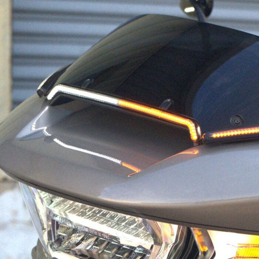 Custom Dynamics, Led center fairing vent. Black