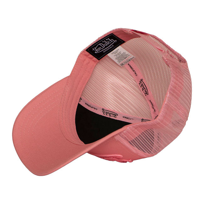 Von Dutch Embroidery Style cap pink