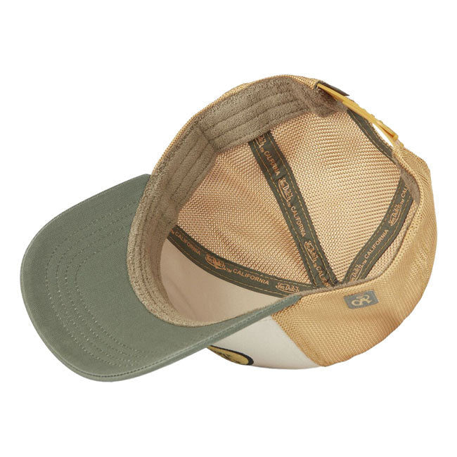 Von Dutch Terry Patch cap yellow