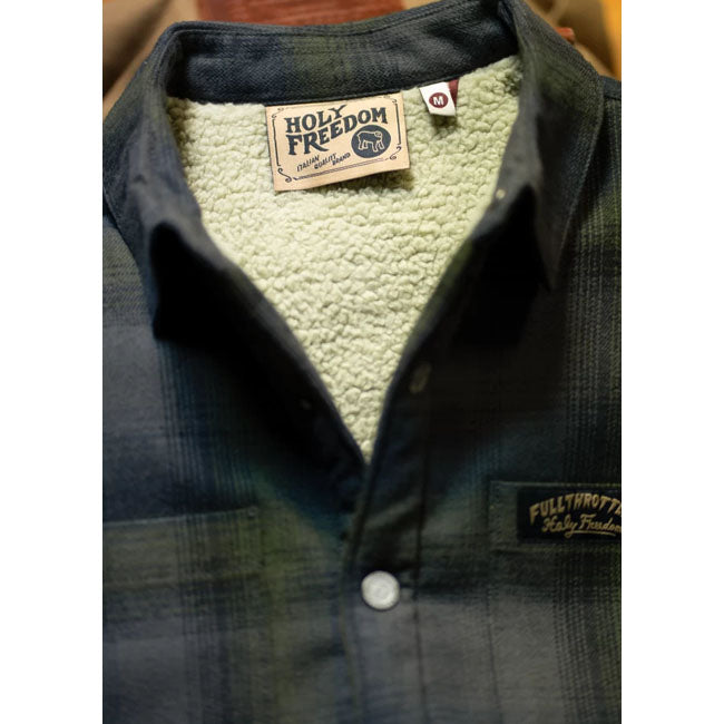 Holy Freedom Bear lined shirt
