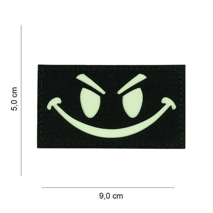 Army Surplus Laser Cut Evil Smiley patch