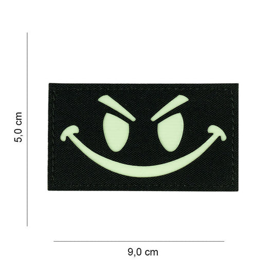 Army Surplus Laser Cut Evil Smiley patch
