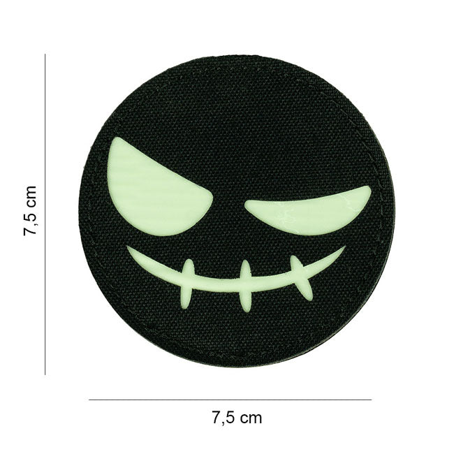 Army Surplus Laser Cut Face Evil Smiley patch